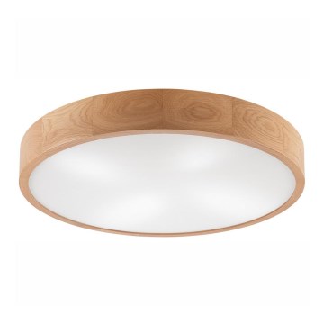 Stropna svetilka OAK 4xE27/60W/230V ø 57 cm hrast