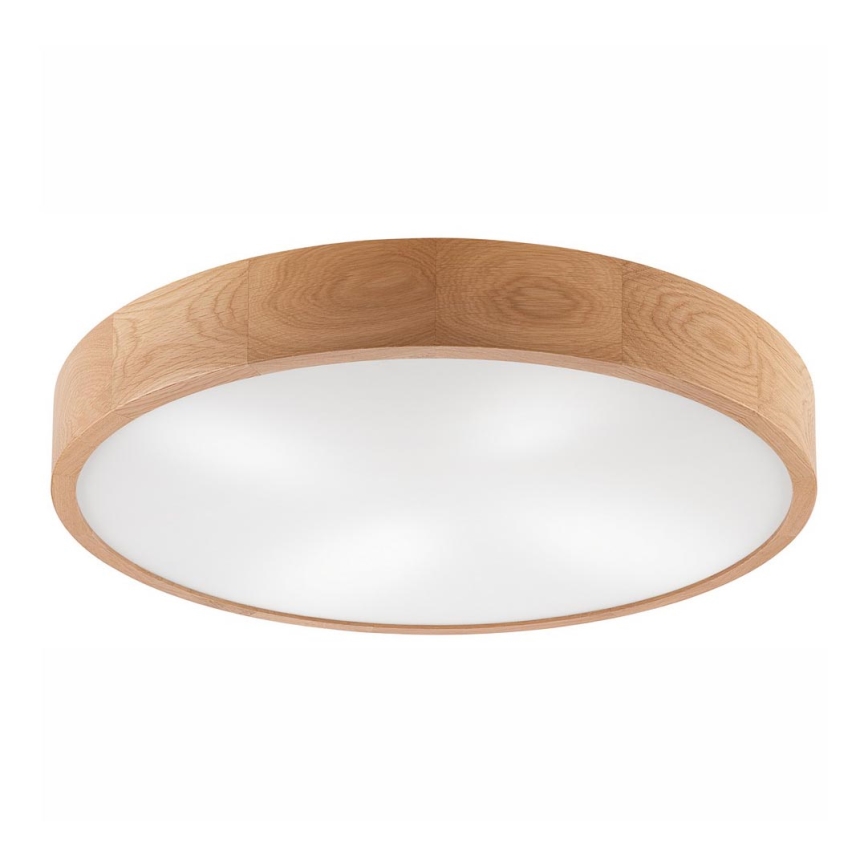 Stropna svetilka OAK 4xE27/60W/230V ø 57 cm hrast