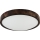Stropna svetilka OAK SLIM 2xE27/15W/230V, premer 37 cm, hrast/temno rjava