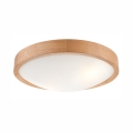 Stropna svetilka OAK SLIM 2xE27/60W/230V hrast ø 37 cm