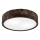 Stropna svetilka OAK SMOKY 2xE27/15W/230V ø 37,5 cm hrast/temno rjava