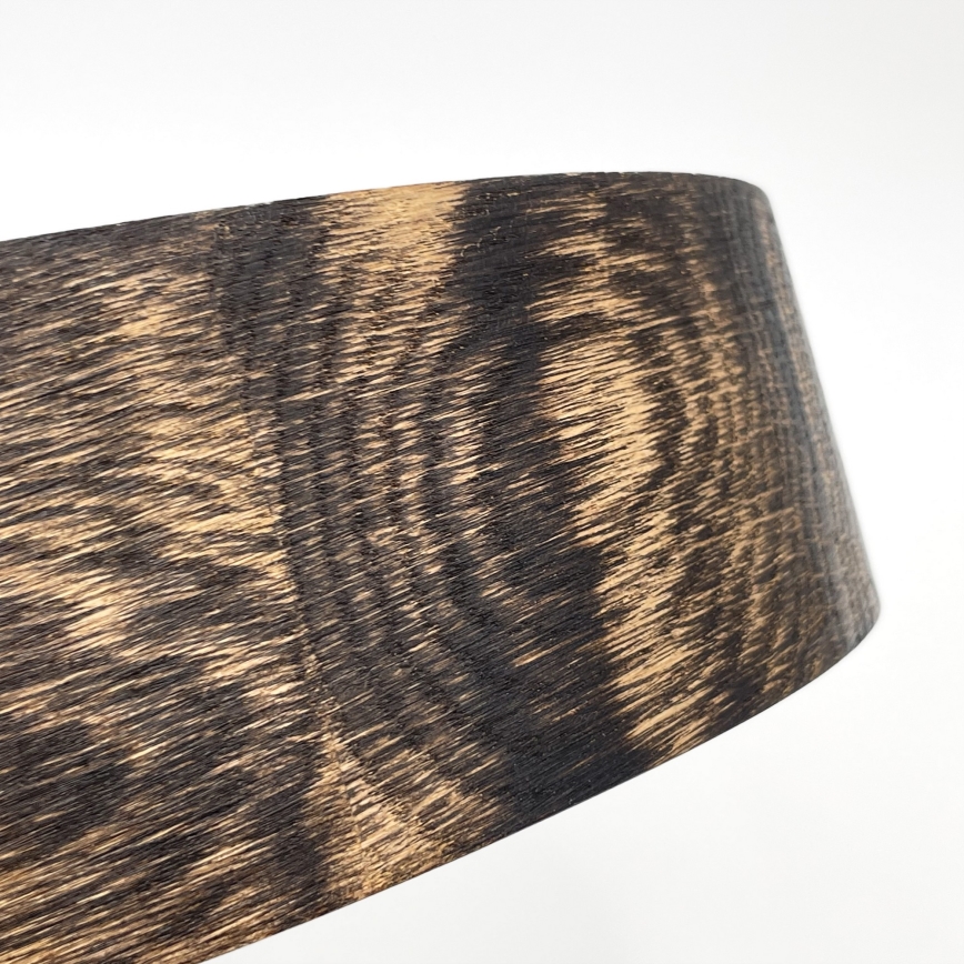 Stropna svetilka OAK SMOKY 3xE27/15W/230V ø 47,5 cm hrast/temno rjava