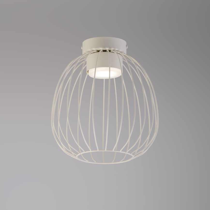Stropna svetilka OVELLA 1xGX53/10W/230V, premer 25 cm, kremna
