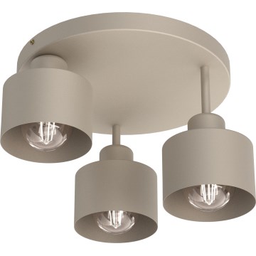 Stropna svetilka PARKLA 3xE27/15W/230V bež
