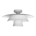 Stropna svetilka PLATO 1xE27/15W/230V, premer 32 cm, bela
