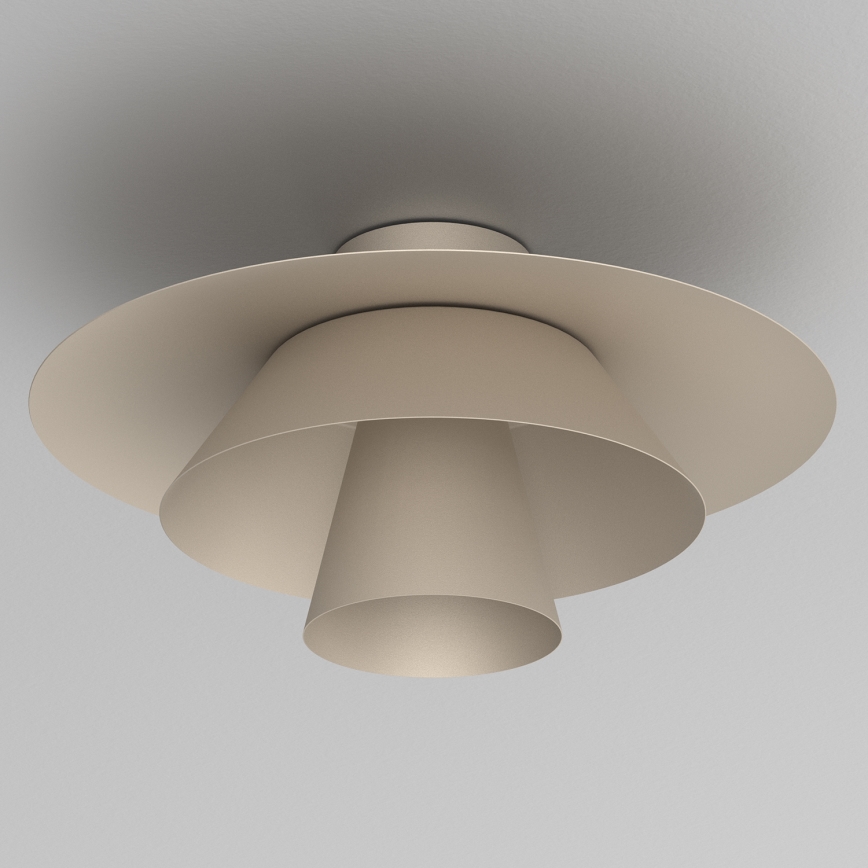 Stropna svetilka PLATO 1xE27/15W/230V, premer 32 cm, bež