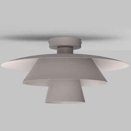 Stropna svetilka PLATO 1xE27/15W/230V, premer 32 cm, kremna