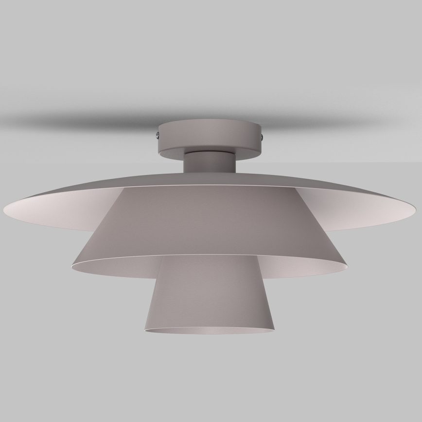 Stropna svetilka PLATO 1xE27/15W/230V, premer 32 cm, kremna
