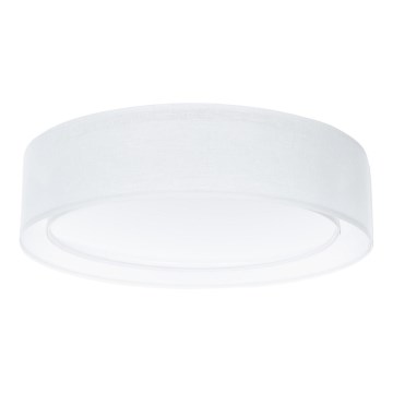 Stropna svetilka PURO 2xE27/40W/230V, premer 50 cm, bela