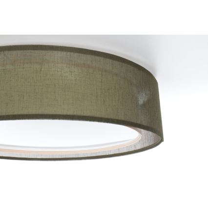 Stropna svetilka PURO 2xE27/40W/230V premer 50 cm zelena