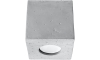 Stropna svetilka QUAD 1xGU10/40W/230V beton