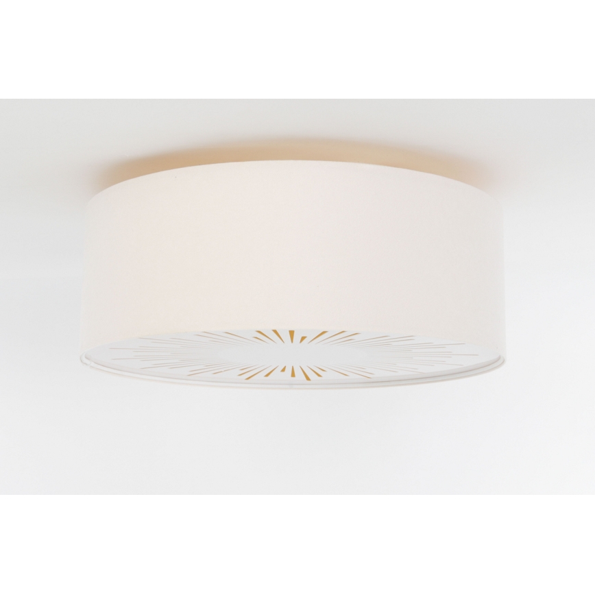 Stropna svetilka RAYS 2xE27/60W/230V pr. 40 cm bela