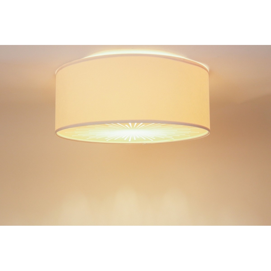 Stropna svetilka RAYS 2xE27/60W/230V pr. 40 cm bež