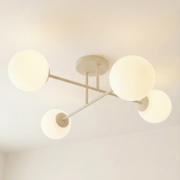 Stropna svetilka ROMA 4xE14/10W/230V bež