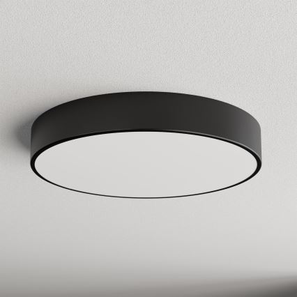 Stropna svetilka s senzorjem CLEO 4xE27/24W/230V pr. 50 cm črna