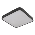 Stropna svetilka s senzorjem WILTON 2xE27/60W/230V 33x33 cm antracit