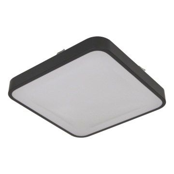 Stropna svetilka s senzorjem WILTON 2xE27/60W/230V 33x33 cm antracit