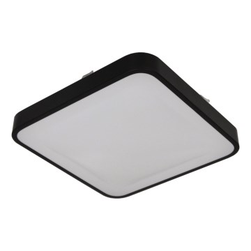 Stropna svetilka s senzorjem WILTON 2xE27/60W/230V 33x33 cm črna