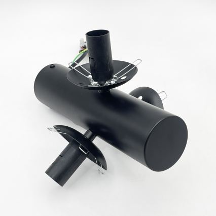 Stropna svetilka SFERIO 3xE14/5W/230V črna/prozorna