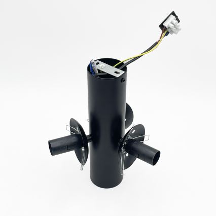 Stropna svetilka SFERIO 3xE14/5W/230V črna/prozorna