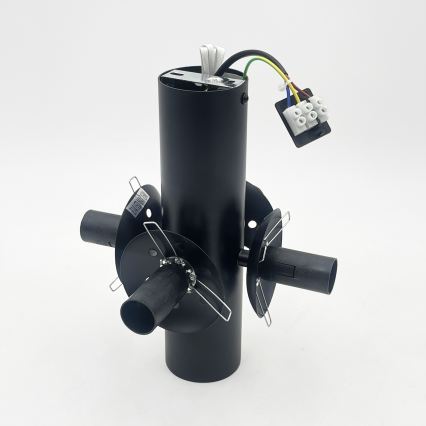 Stropna svetilka SFERIO 4xE14/5W/230V črna/prozorna