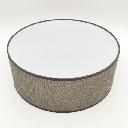 Stropna svetilka SIRJA 1xE27/15W/230V, premer 35 cm, rjava