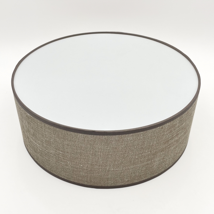 Stropna svetilka SIRJA 1xE27/15W/230V, premer 35 cm, rjava