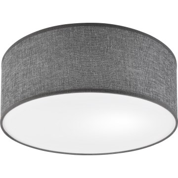 Stropna svetilka SIRJA 1xE27/15W/230V, premer 35 cm, siva