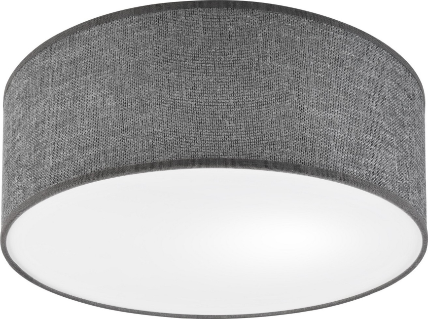 Stropna svetilka SIRJA 1xE27/15W/230V, premer 35 cm, siva