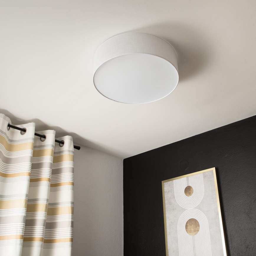 Stropna svetilka SIRJA 2xE27/15W/230V premer 45 cm bela