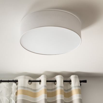Stropna svetilka SIRJA 2xE27/15W/230V premer 45 cm bela
