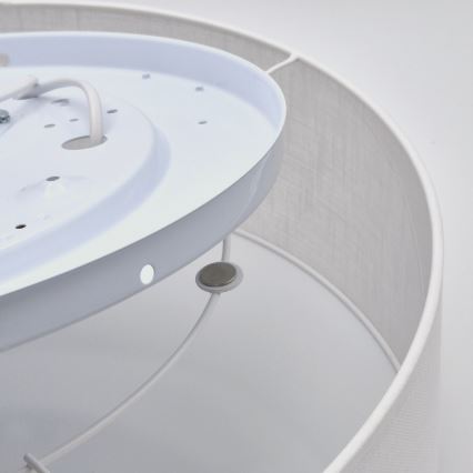 Stropna svetilka SIRJA 2xE27/15W/230V premer 45 cm bela