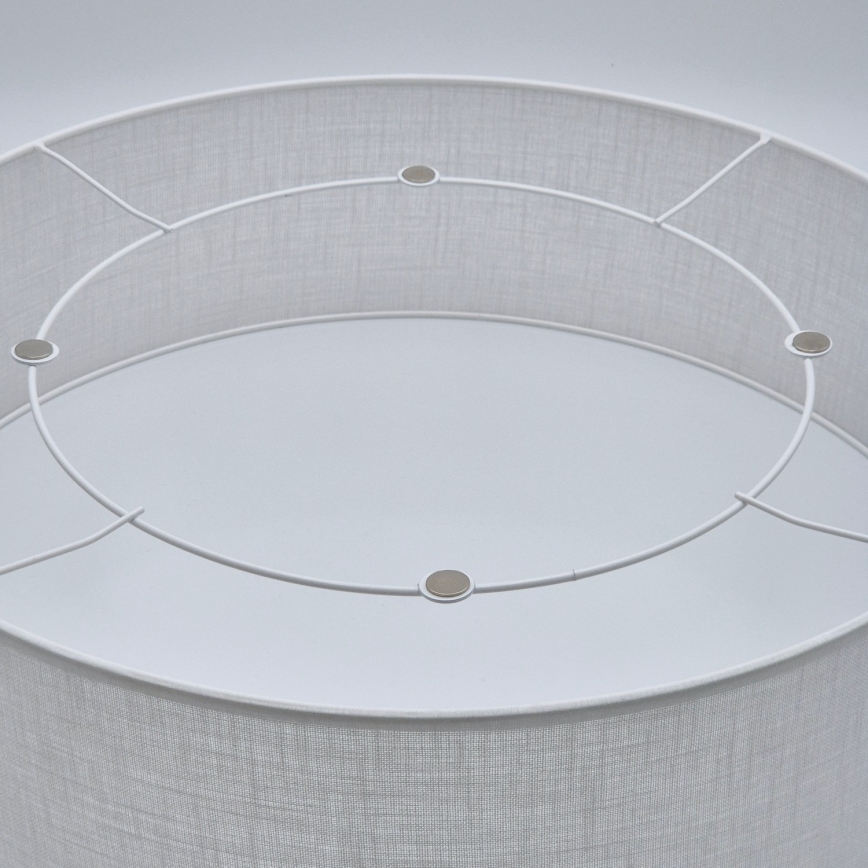 Stropna svetilka SIRJA 2xE27/15W/230V premer 45 cm bela