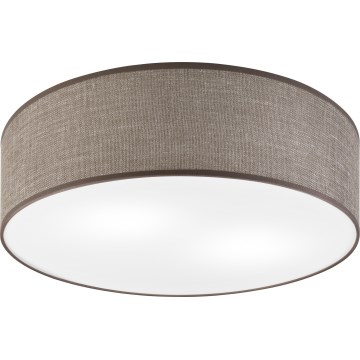 Stropna svetilka SIRJA 2xE27/15W/230V premer 45 cm rjava