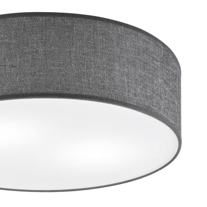 Stropna svetilka SIRJA 2xE27/15W/230V, premer 45 cm, siva