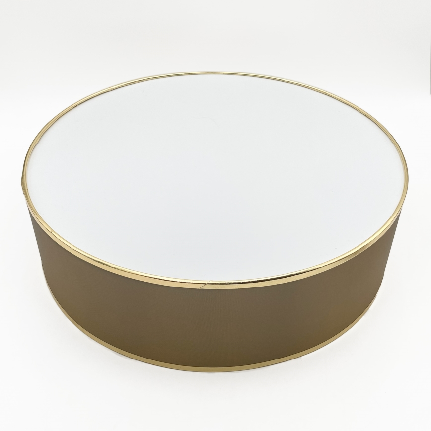 Stropna svetilka SIRJA 2xE27/15W/230V Ø 45 cm rjava/zlata