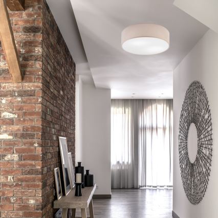 Stropna svetilka SIRJA, 2×E27, 15 W, 230 V, premer 45 cm, bež