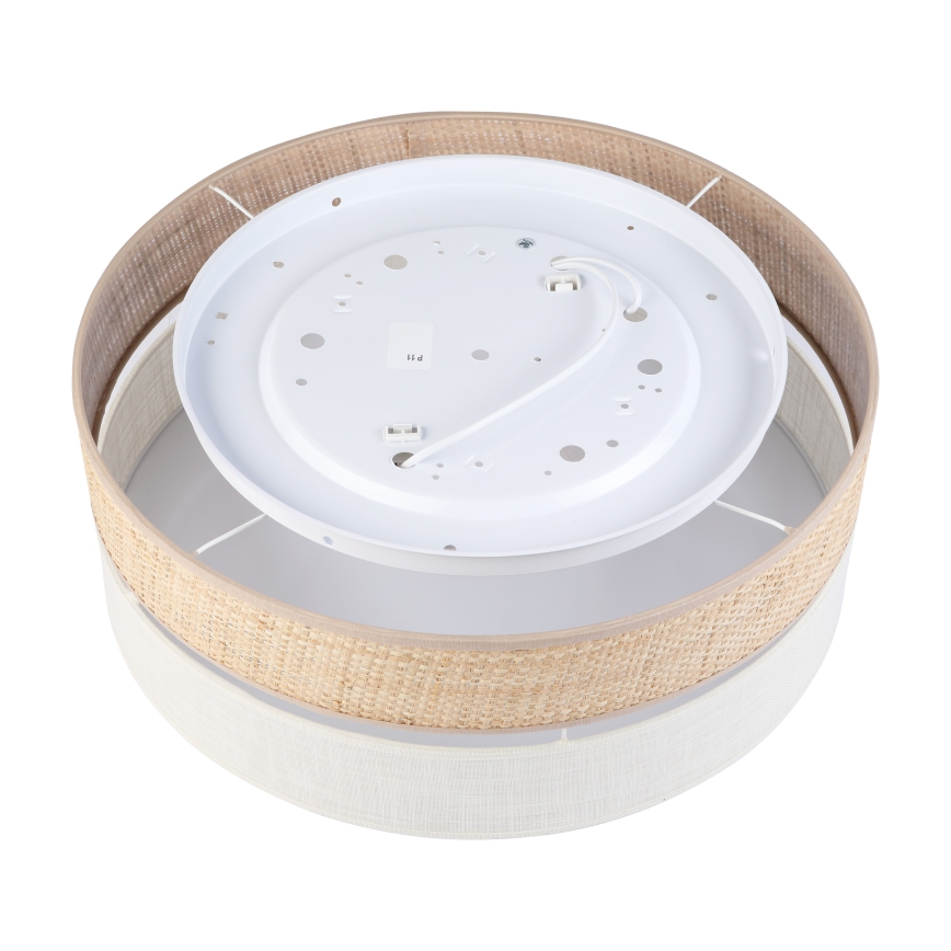 Stropna svetilka SIRJA BOHO 2xE27/15W/230V, premer 45 cm, bežna/kremna