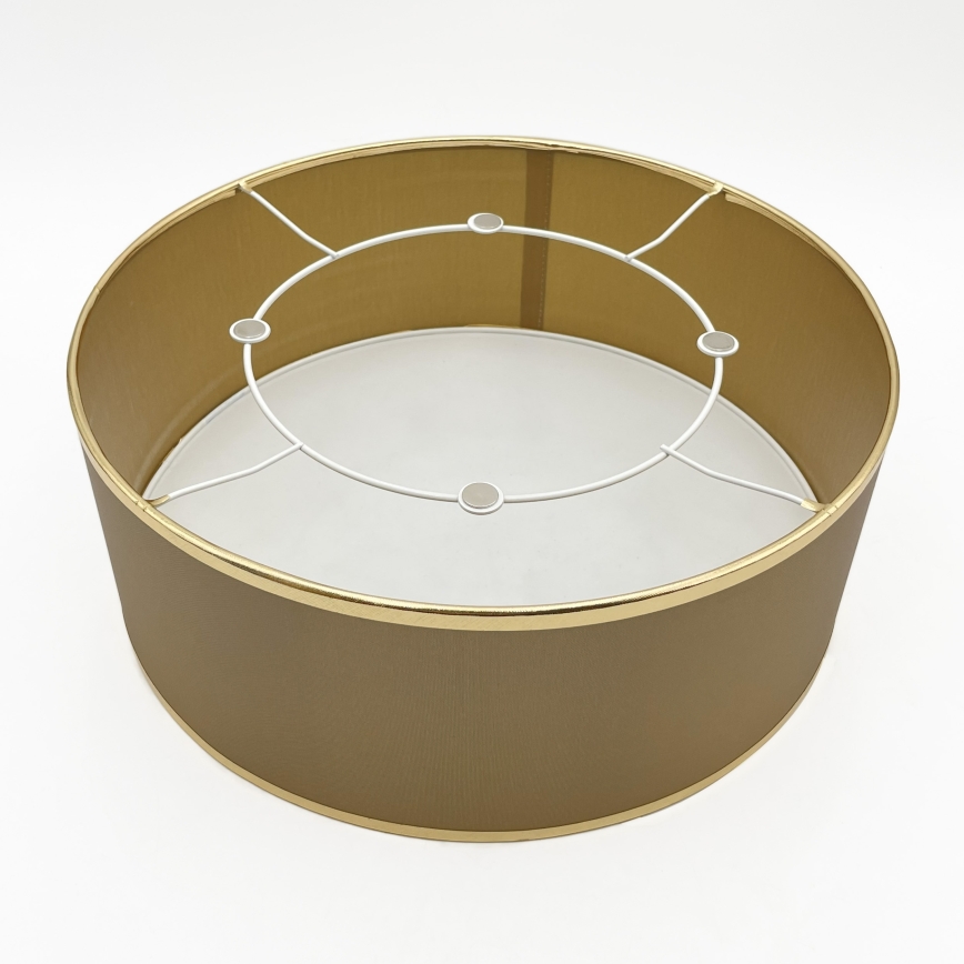 Stropna svetilka SIRJA DOUBLE 2xE14/15W/230V Ø 35 cm rjava/zlata