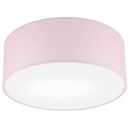 Stropna svetilka SIRJA PASTEL 1xE27/60W/230V pr. 35 cm roza