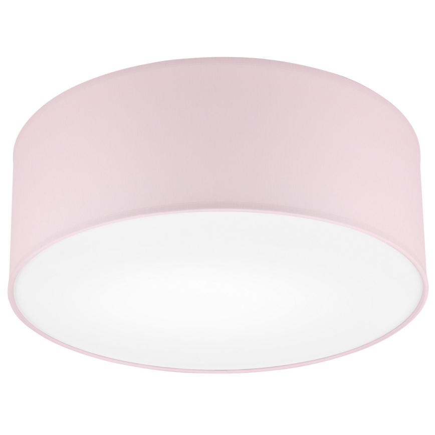 Stropna svetilka SIRJA PASTEL 1xE27/60W/230V pr. 35 cm roza