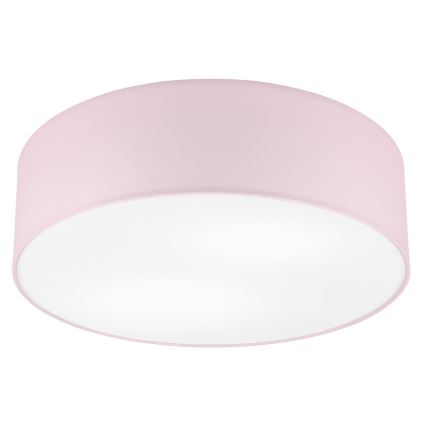 Stropna svetilka SIRJA PASTEL 2xE27/15W/230V, premer 45 cm, rožnata