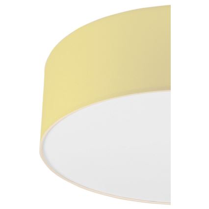 Stropna svetilka SIRJA PASTEL 2xE27/15W/230V, premer 45 cm, rumena