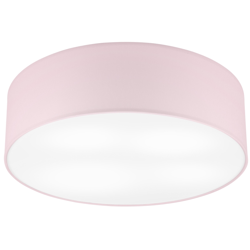 Stropna svetilka SIRJA PASTEL DOUBLE 4xE27/15W/230V pr. 45 cm roza