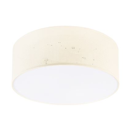 Stropna svetilka SIRJA PLISADO 2xE27/15W/230V premer 35 cm kremna