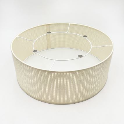 Stropna svetilka SIRJA PLISADO 2xE27/15W/230V premer 35 cm kremna