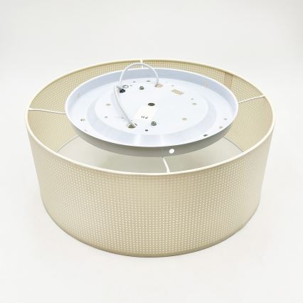 Stropna svetilka SIRJA PLISADO 2xE27/15W/230V premer 35 cm kremna