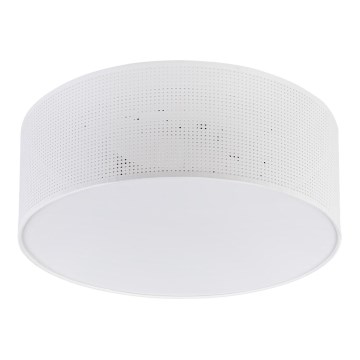 Stropna svetilka SIRJA PLISADO, 2×E27/15 W/230 V, premer 35 cm, bela