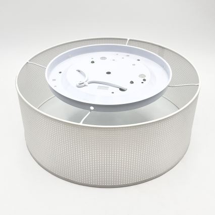Stropna svetilka SIRJA PLISADO, 2×E27/15 W/230 V, premer 35 cm, bela