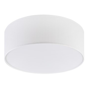 Stropna svetilka SIRJA PLISADO 2×E27/15W/230V, premer 35 cm, bela